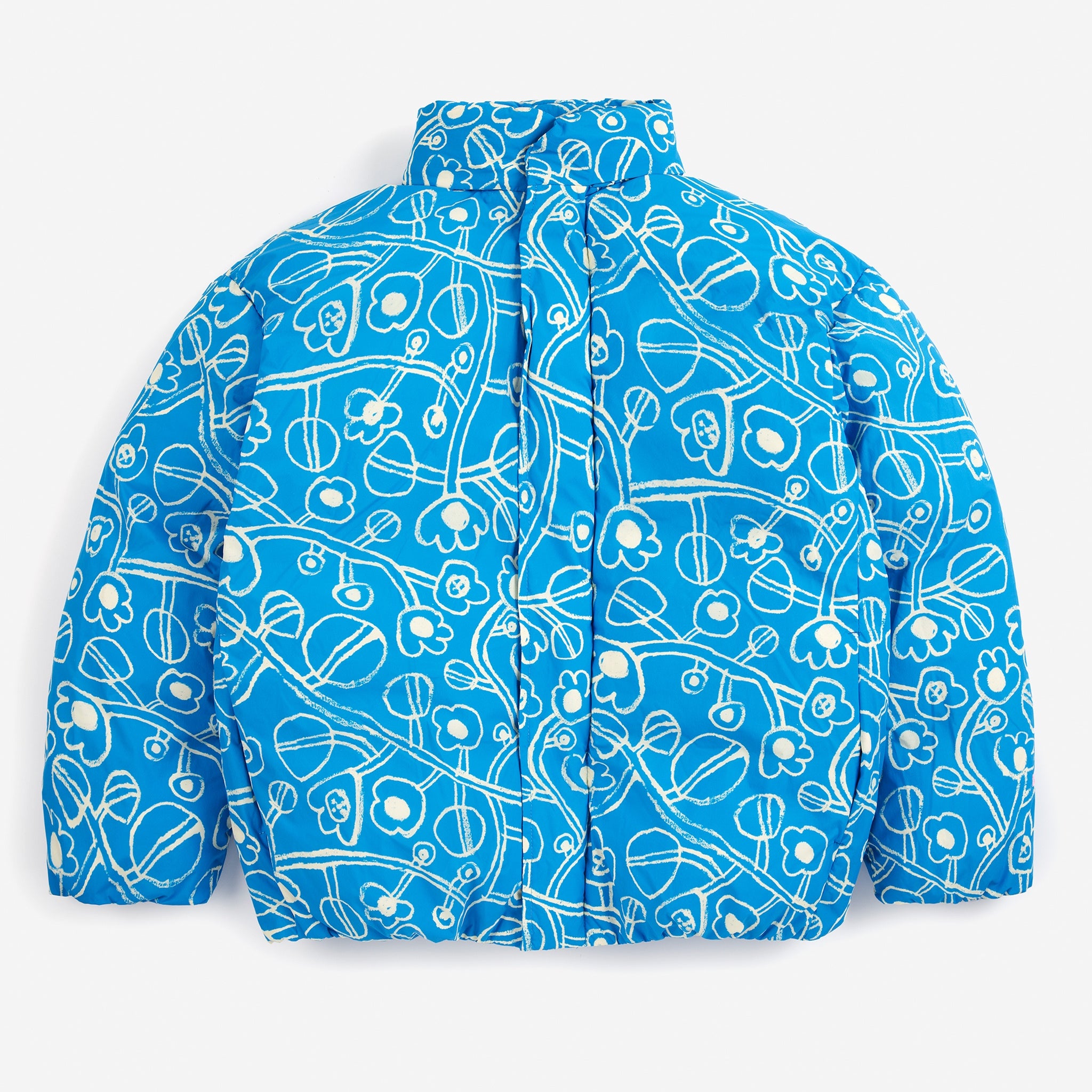 Bobo Choses | Jas | Sketchy Flowers All Over anorak | Blue