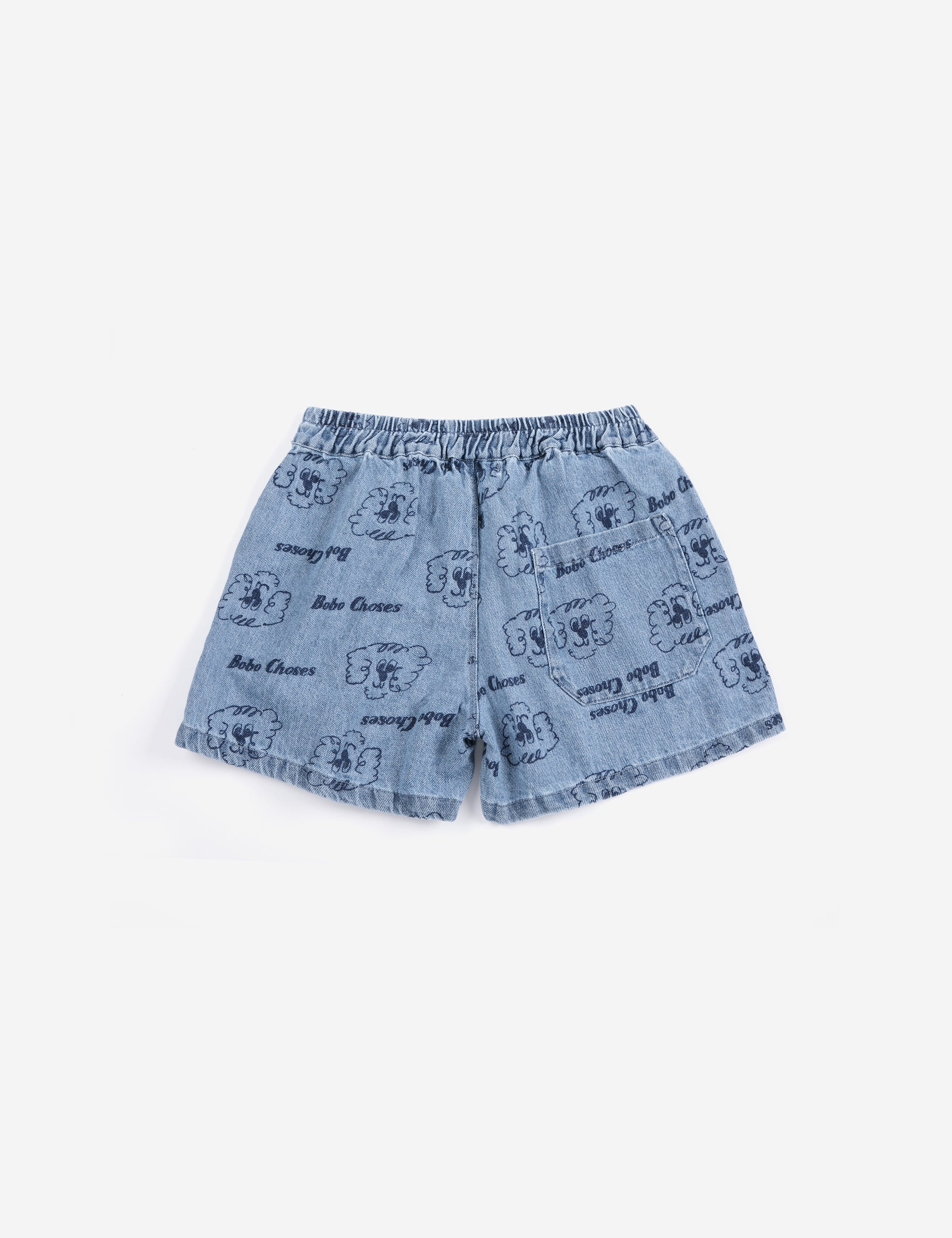 Bobo Choses | Pickles The Dog all over denim short