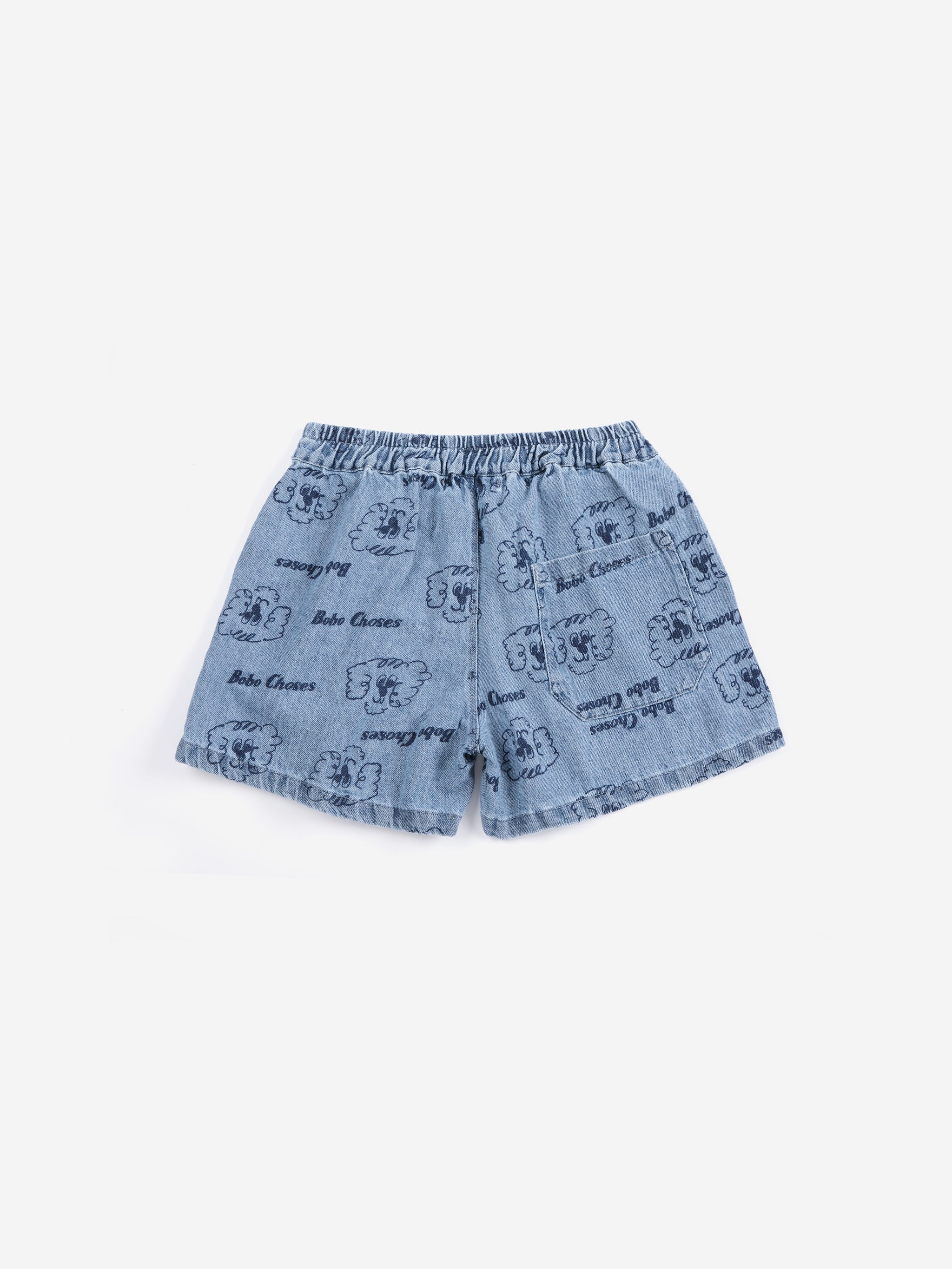 Bobo Choses | Pickles The Dog all over denim short