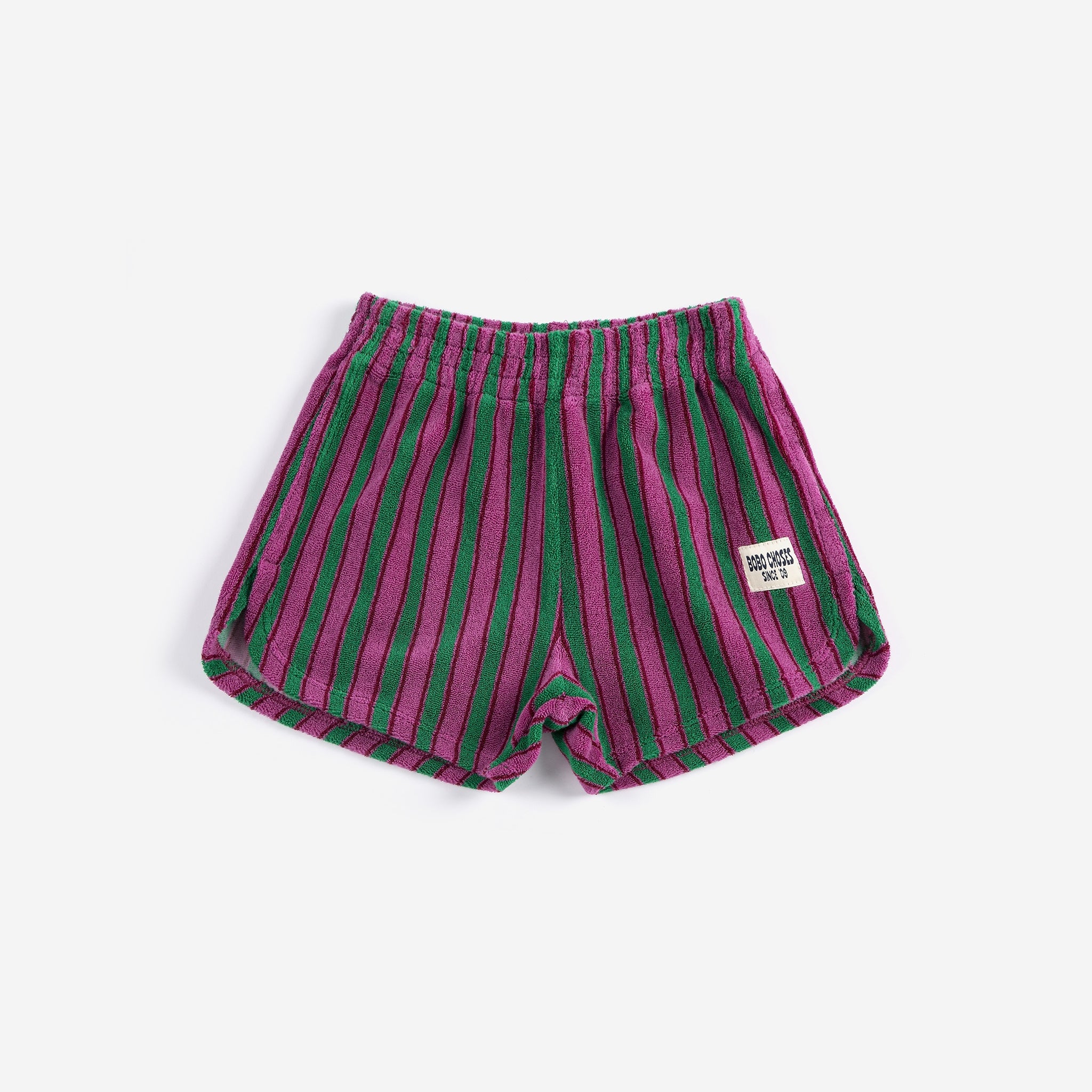 Bobo Choses | Striped terry cloth shorts