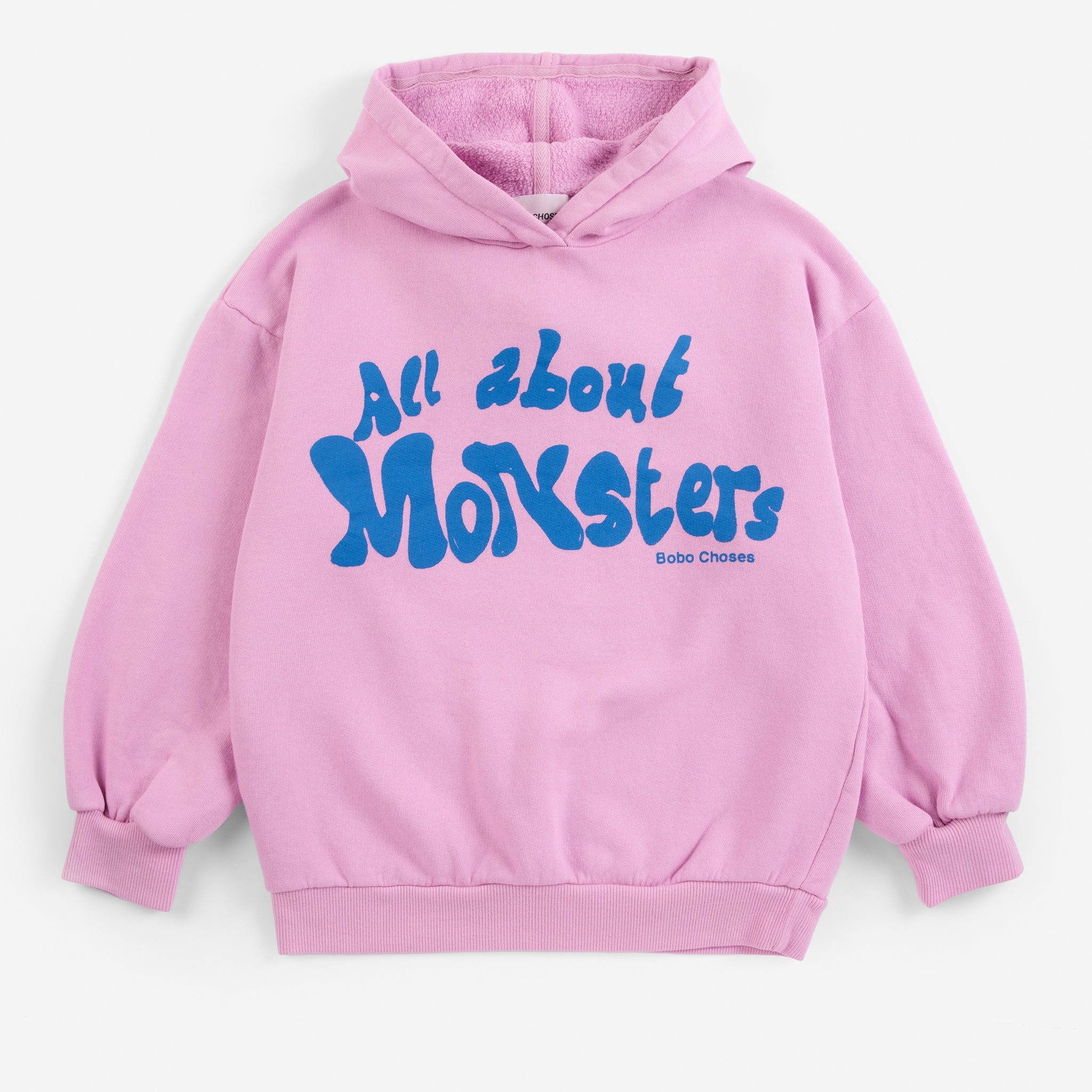 Bobo Choses | Sweater All About Monsters hoodie | Pink