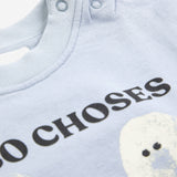 Bobo Choses | Sweater | Booty Ghosts sweatshirt | Light Blue