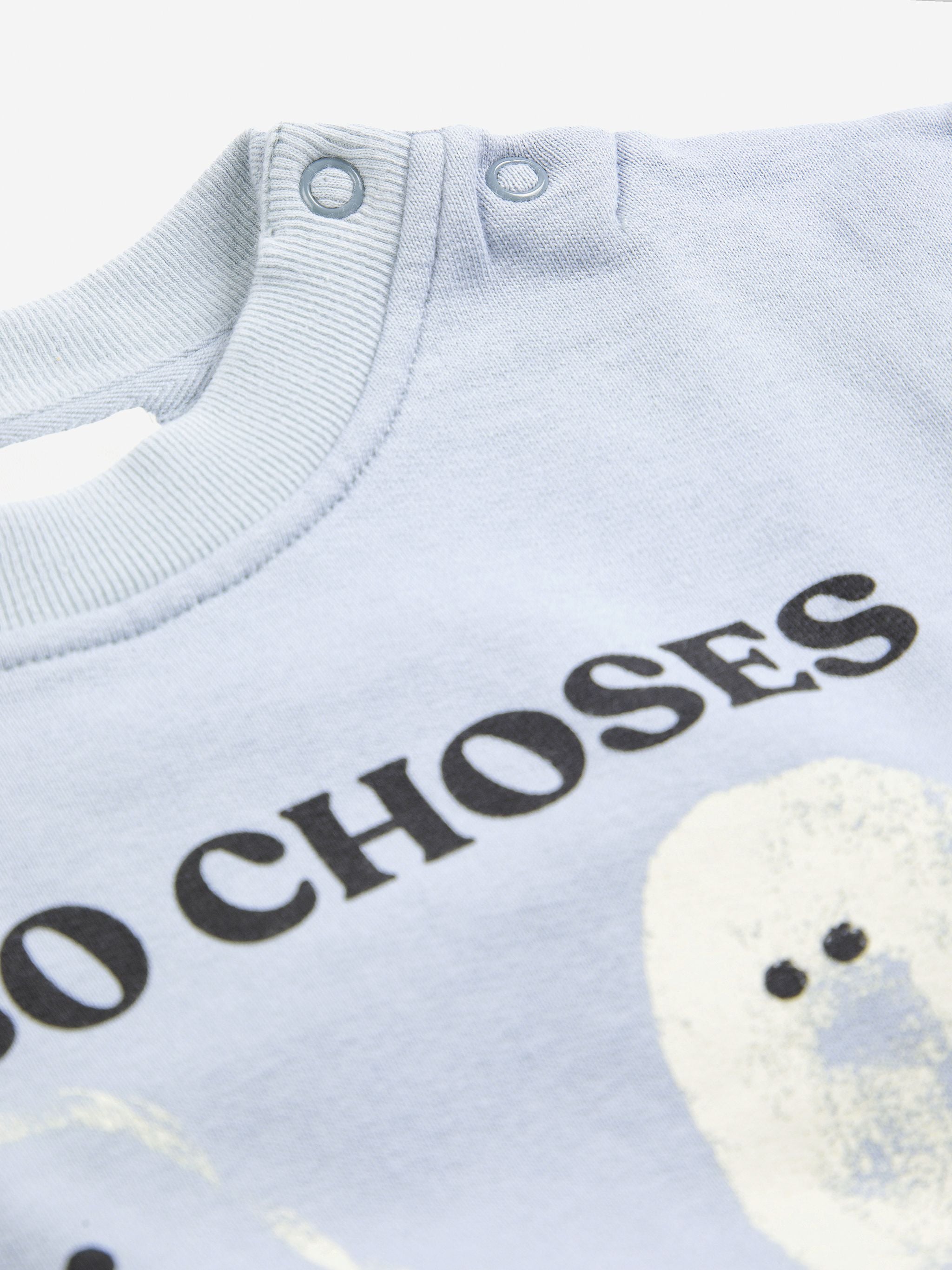 Bobo Choses | Sweater | Booty Ghosts sweatshirt | Light Blue