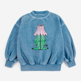 Bobo Choses | Sweater | Hidden Monster sweatshirt | Blue