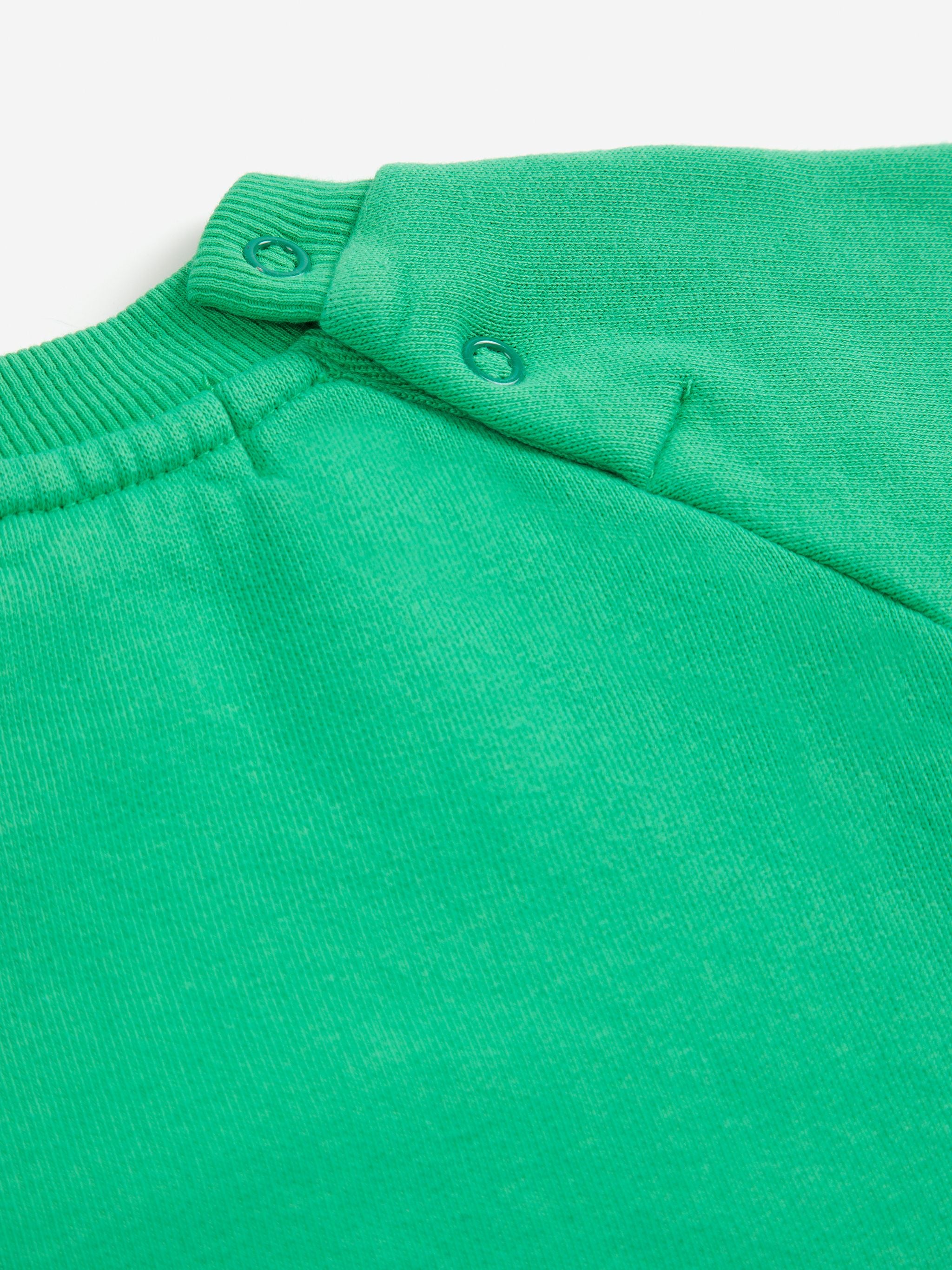 Bobo Choses | Sweater | Long Pinky Puff sweatshirt | Green