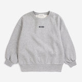 Bobo Choses | Sweater | Mush Monster Duo sweatshirt | Light Heather Grey