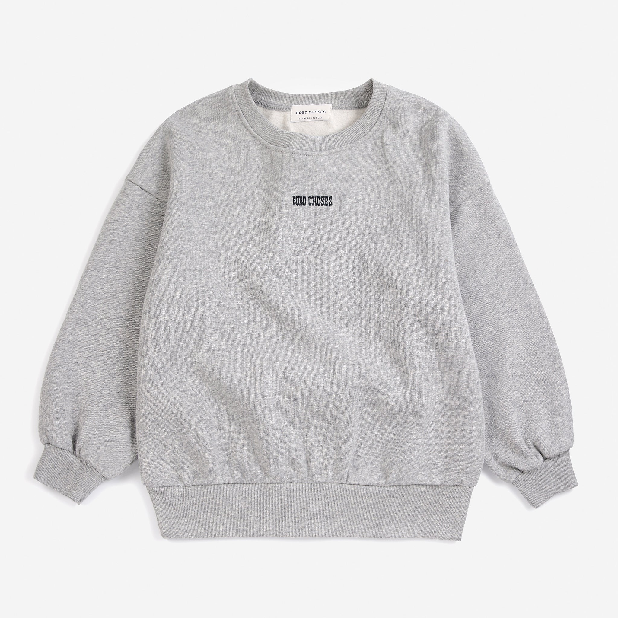 Bobo Choses | Sweater | Mush Monster Duo sweatshirt | Light Heather Grey