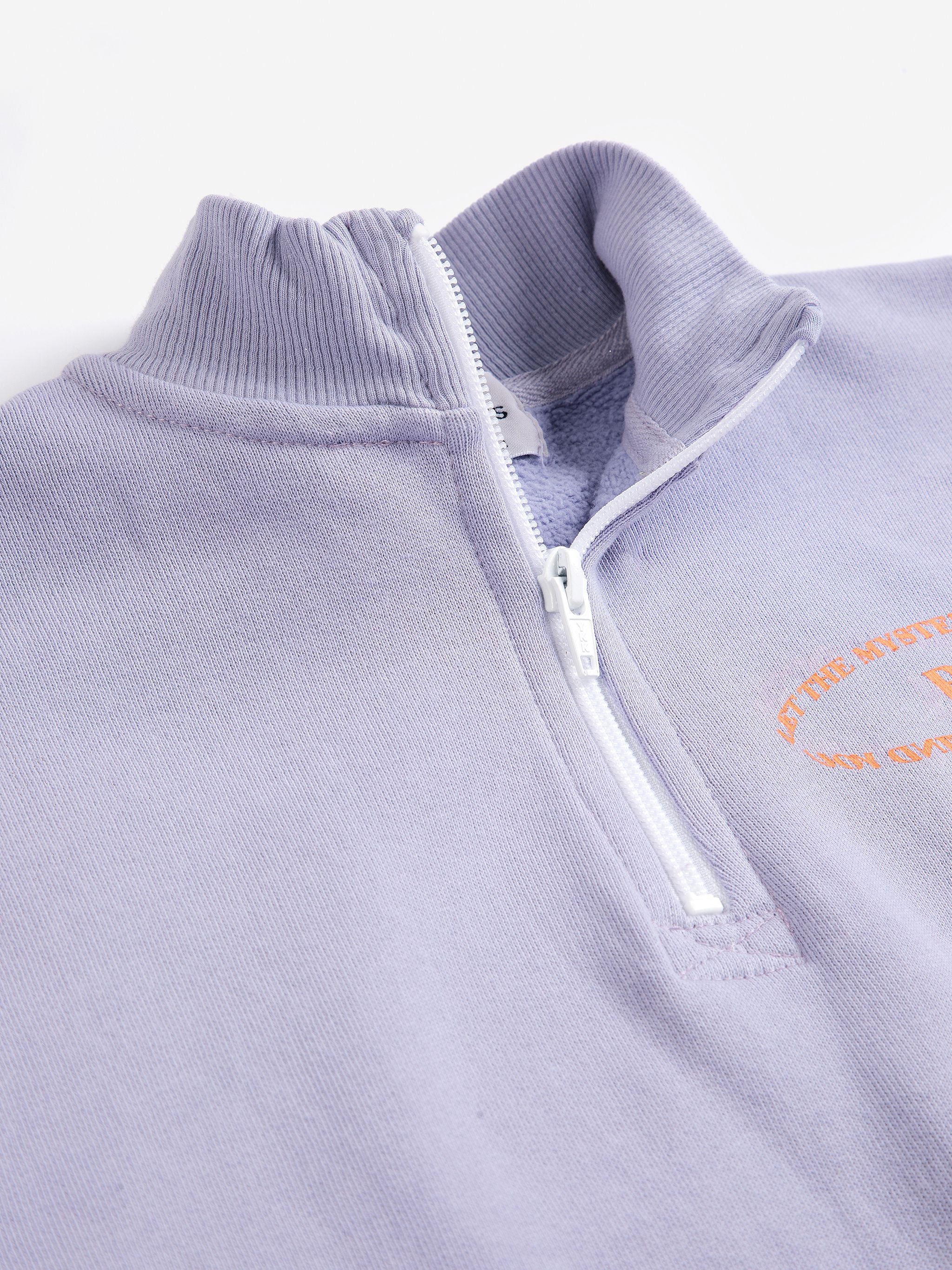 Bobo Choses | Sweater | Mystery BC half zipped sweatshirt | Lavender