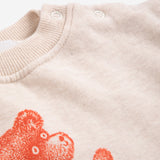 Bobo Choses | Sweater | Softpaw Monster sweatshirt | Offwhite