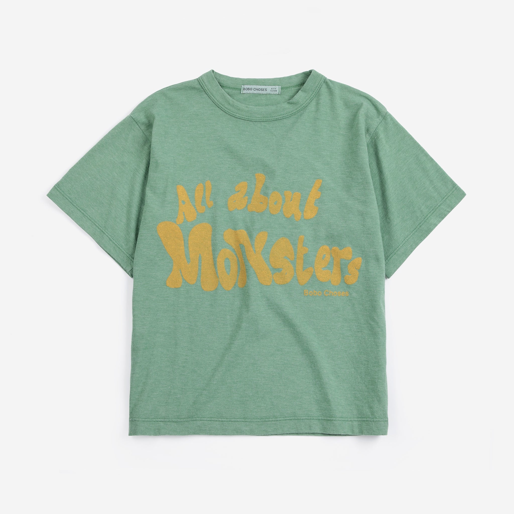 Bobo Choses | T-shirt | All About Monsters T-shirt | Light Green