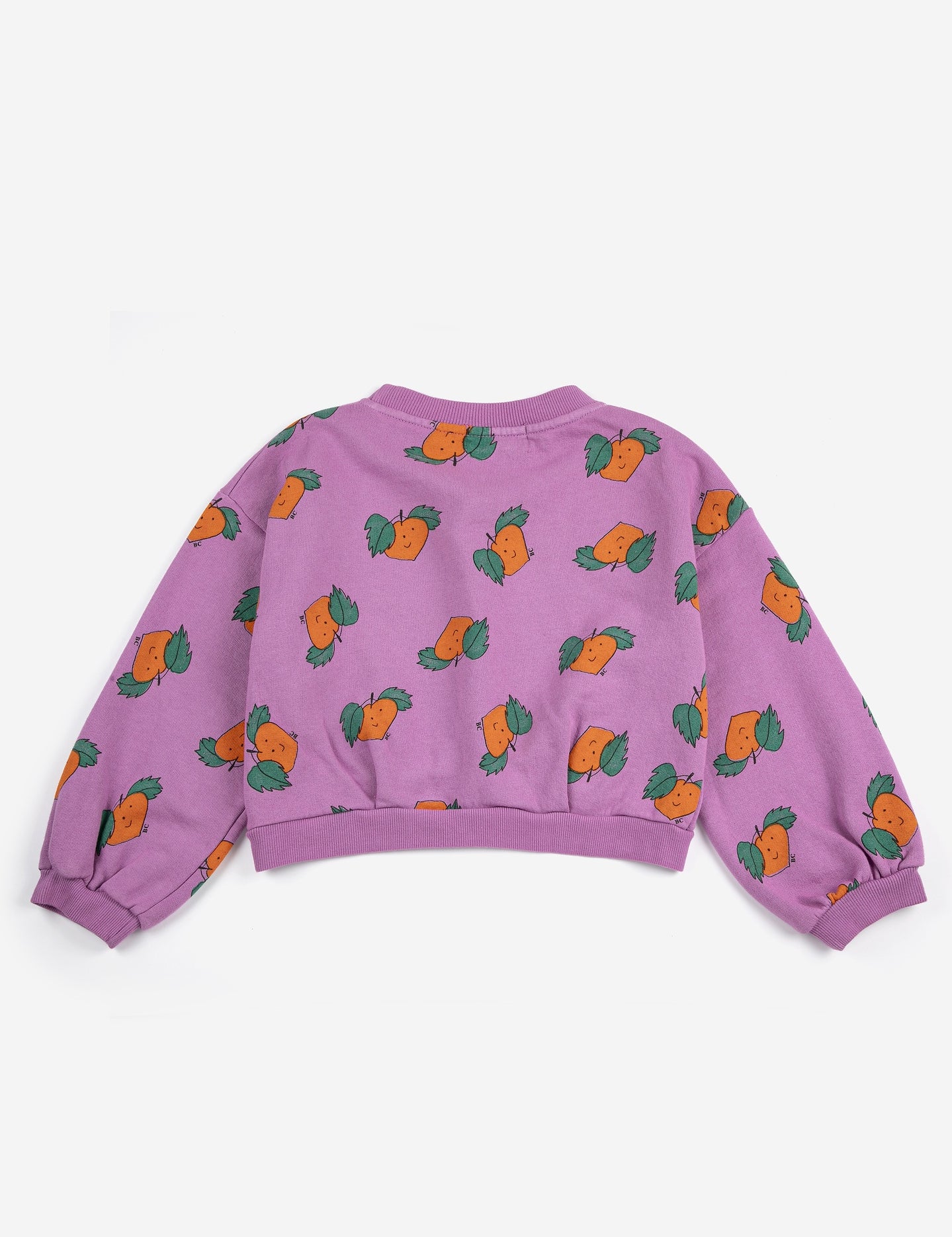 Bobo Choses |Tangerine all over cropped sweatshirt