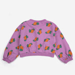 Bobo Choses |Tangerine all over cropped sweatshirt