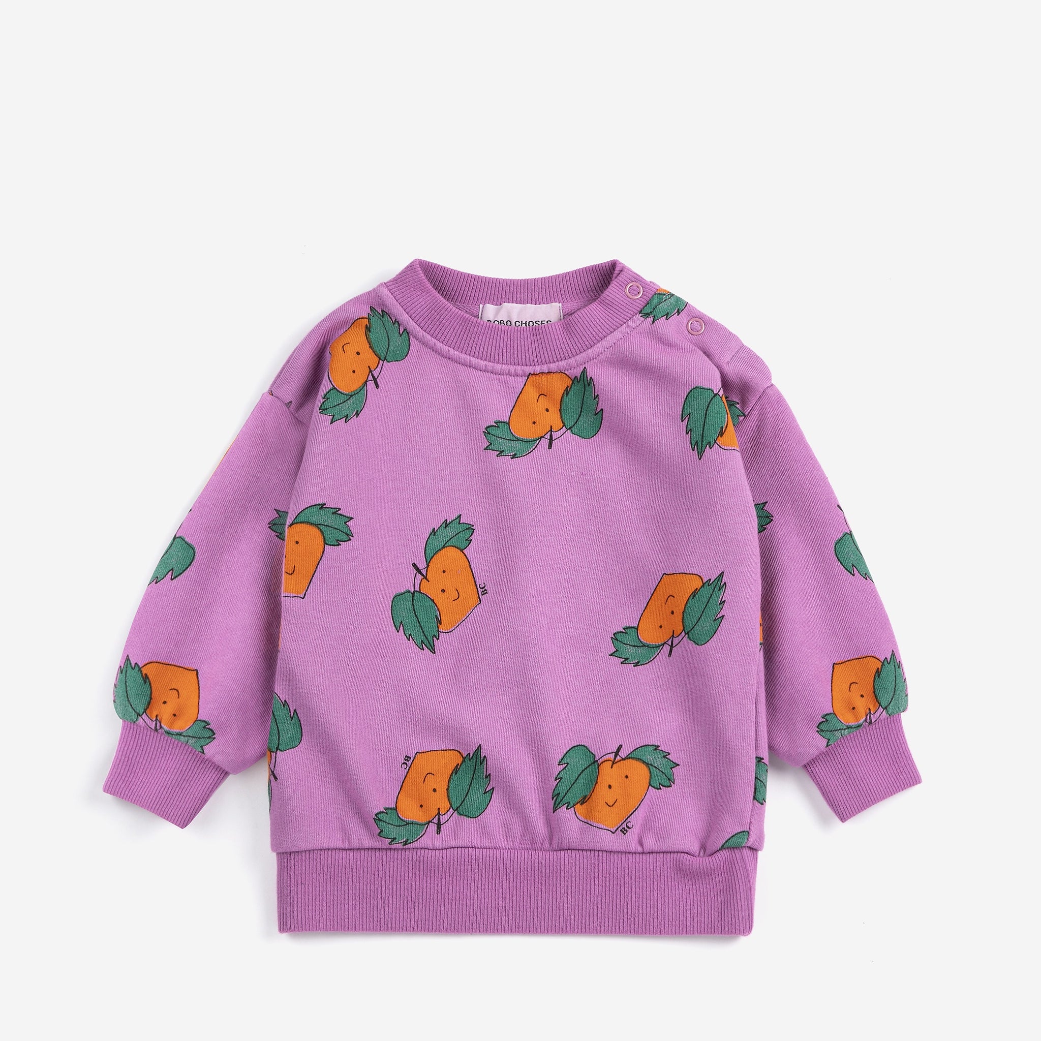 Bobo Choses | Tangerine all over sweatshirt