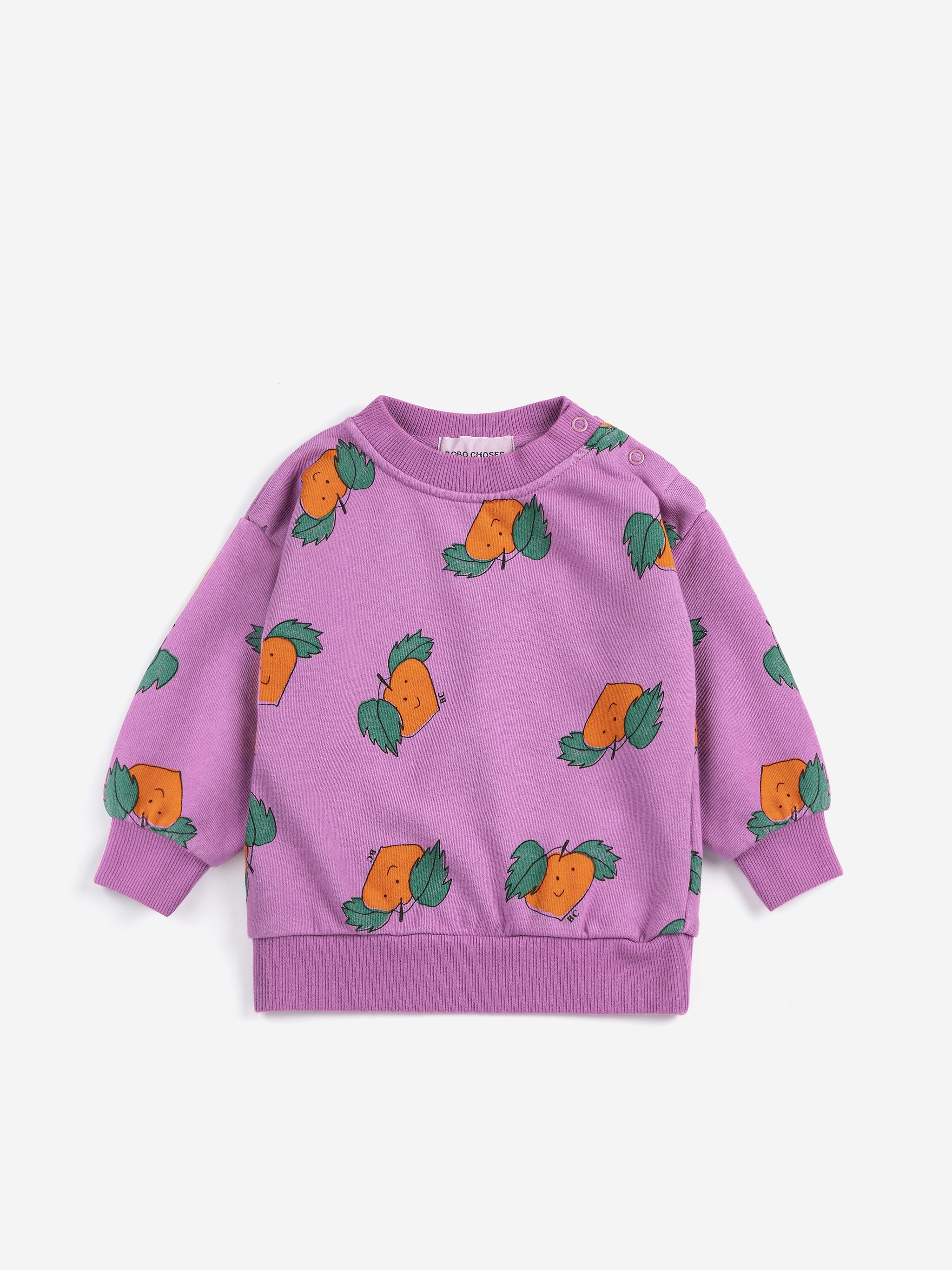 Bobo Choses | Tangerine all over sweatshirt