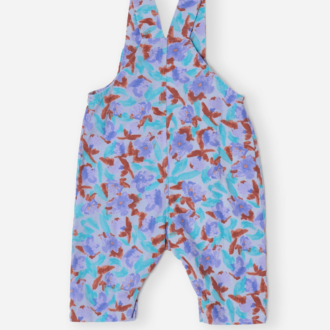 Bobo Choses | Tuinbroek Watercolor all over corduroy overall | Offwhite