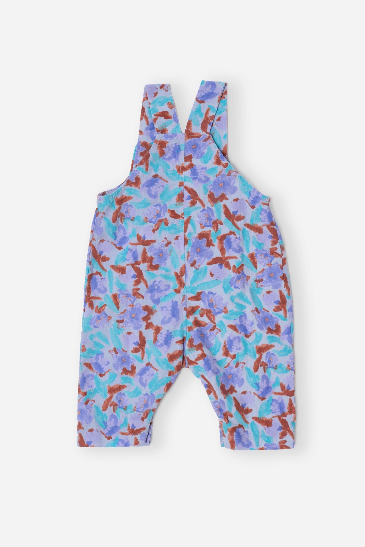 Bobo Choses | Tuinbroek Watercolor all over corduroy overall | Offwhite