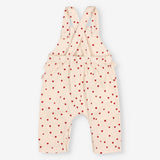 Buho | BB Mini Cuore dungaree | Cream pink