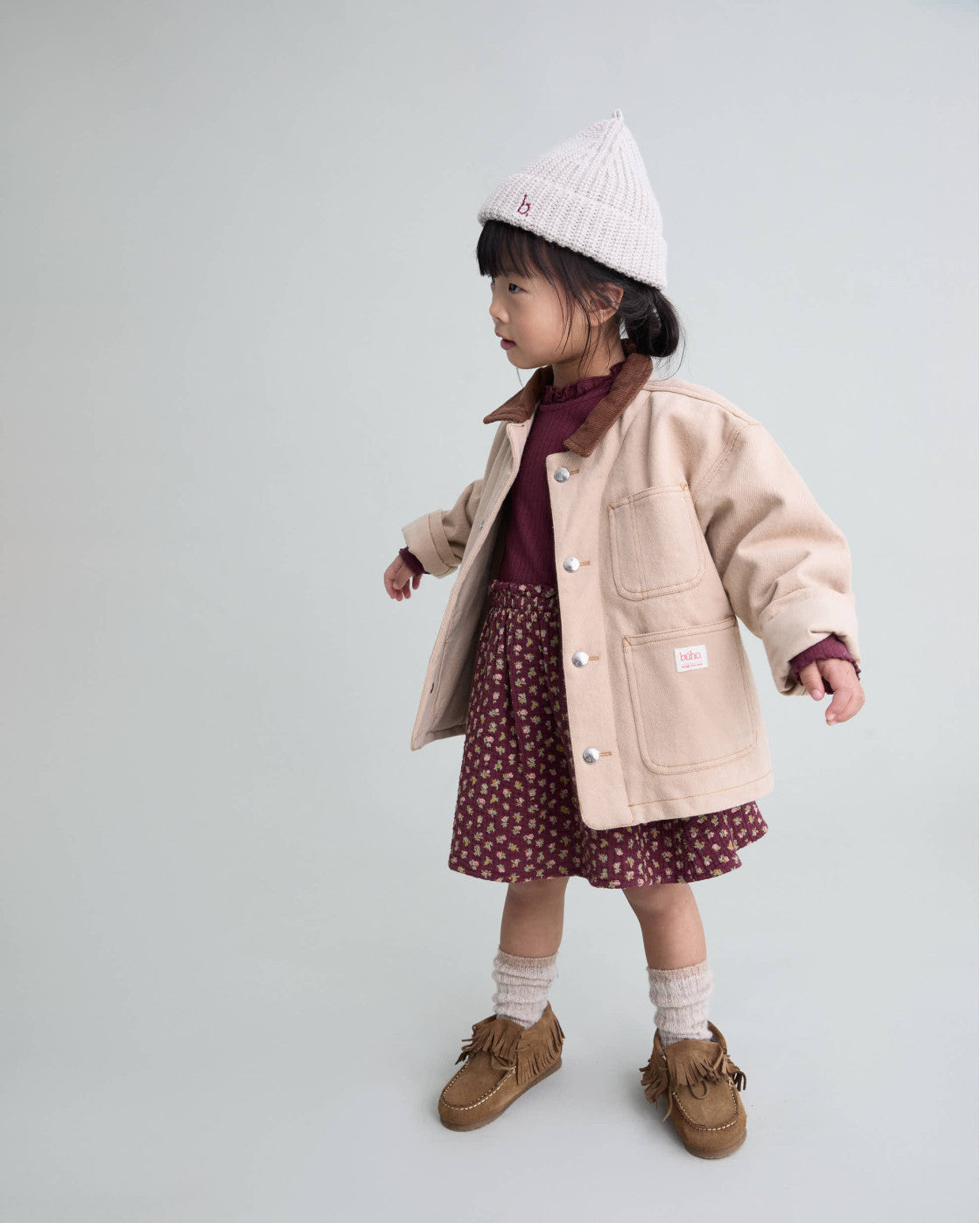 Buho | Cottage combi dress | Pomegranate