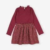 Buho | Cottage combi dress | Pomegranate
