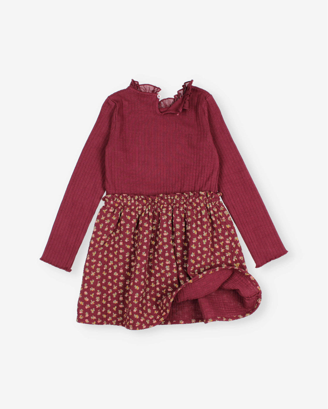Buho | Cottage combi dress | Pomegranate