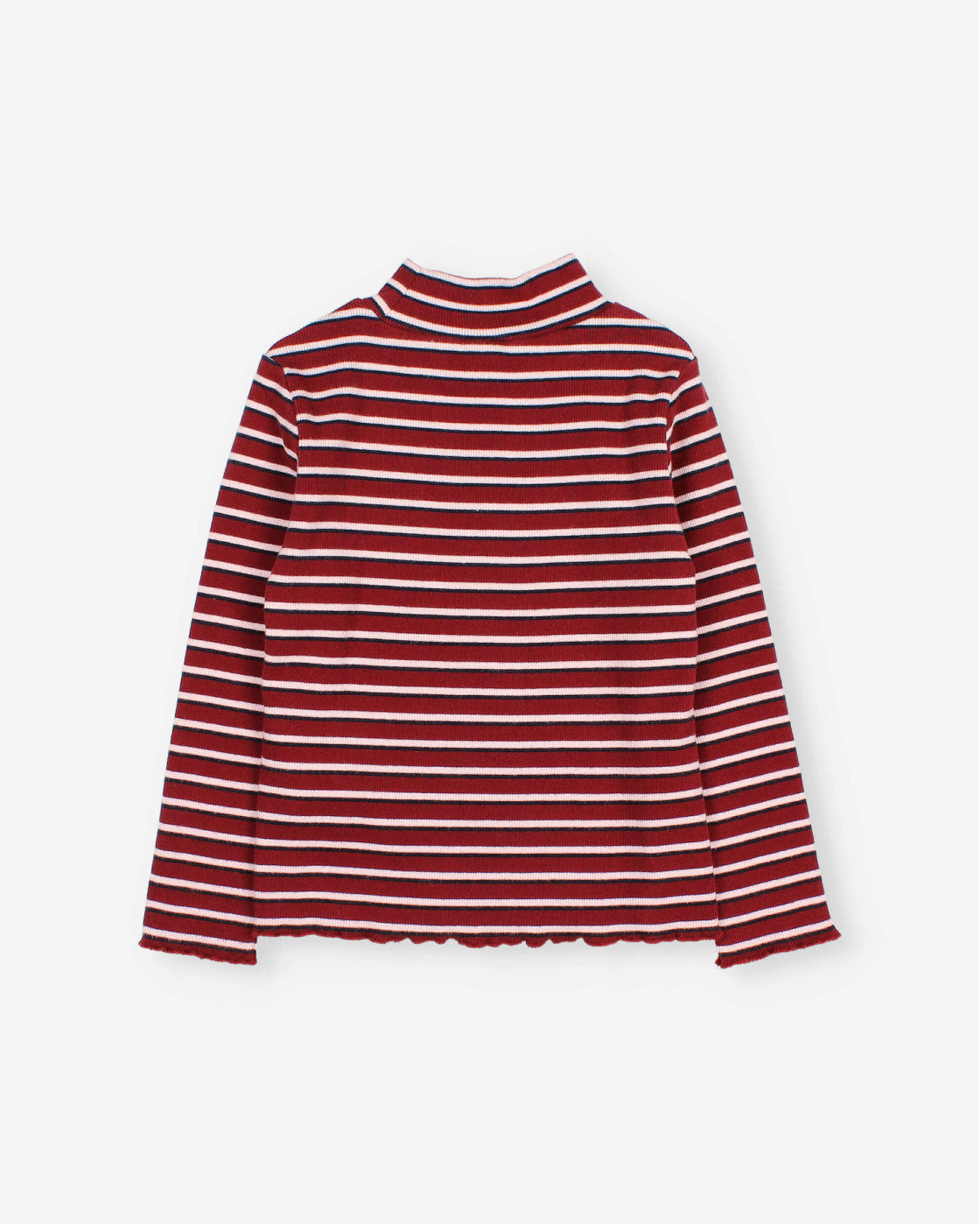 Buho | Fancy stripes T-shirt | Pomegranate