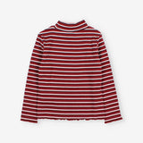 Buho | Fancy stripes T-shirt | Pomegranate