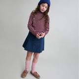 Buho | Fancy stripes T-shirt | Pomegranate