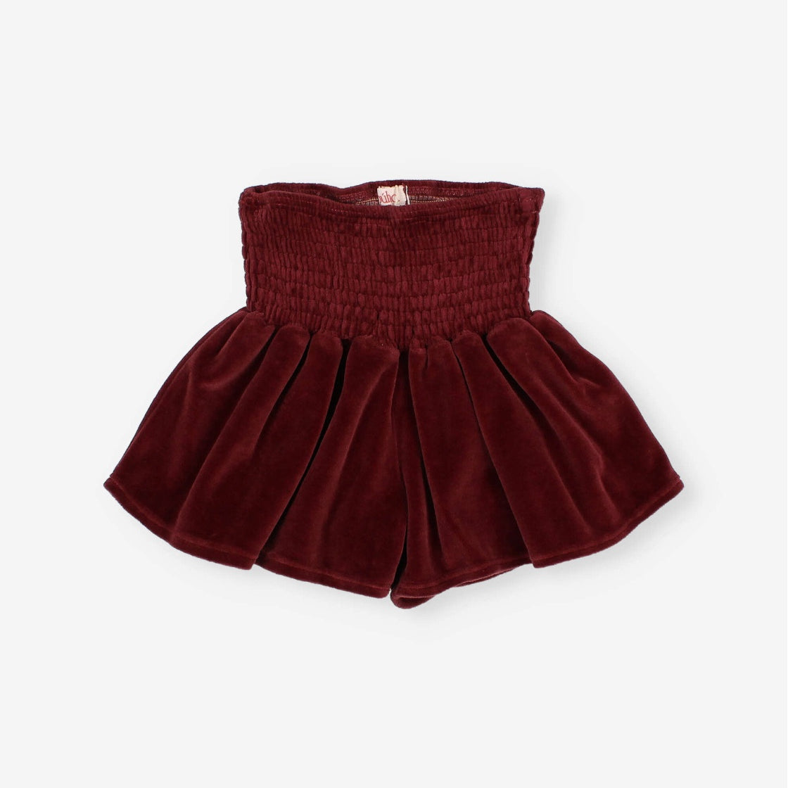 Buho | Velvet skirt-short | Pomegranate