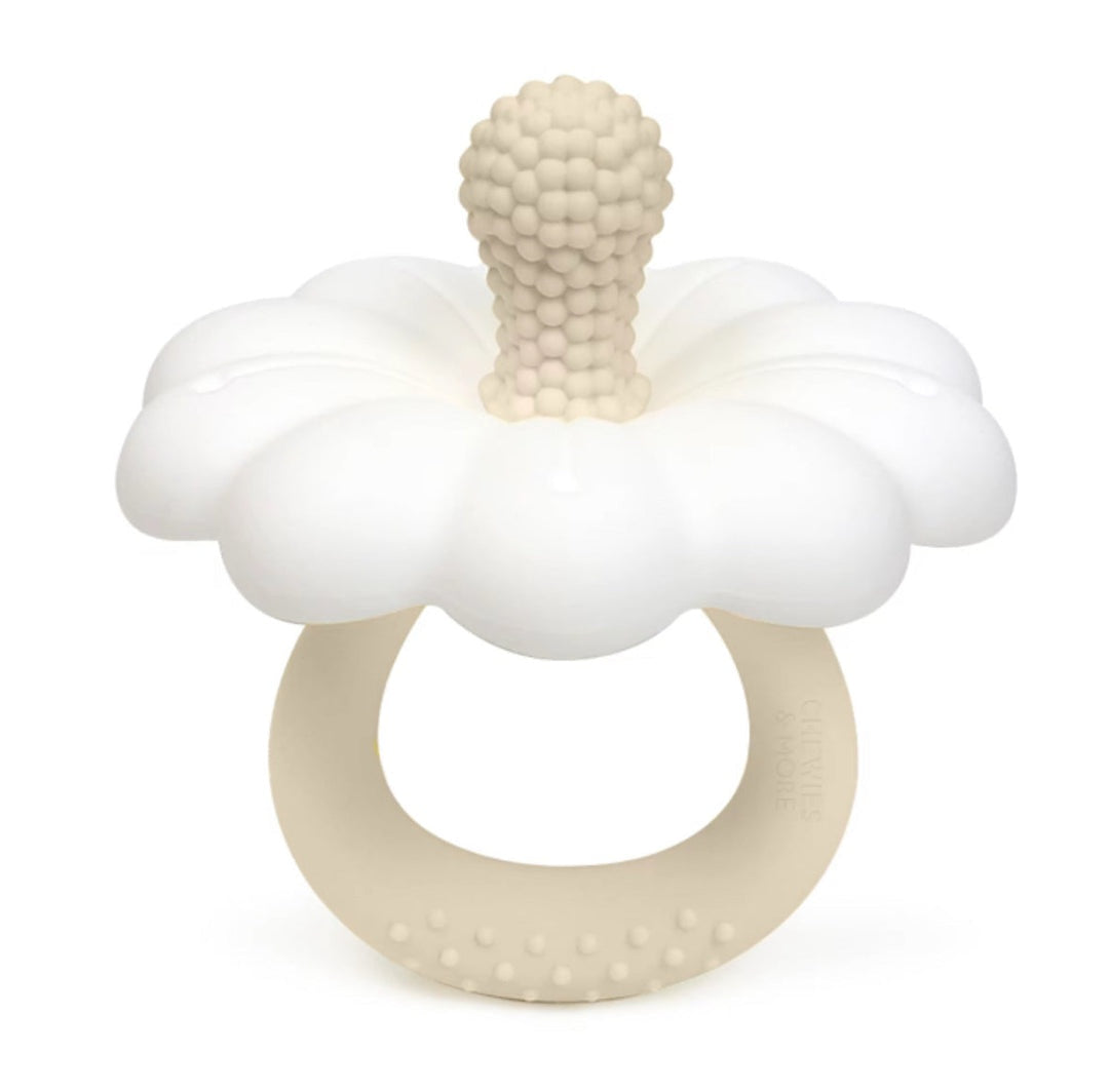 Chewies full silicone daisy beige