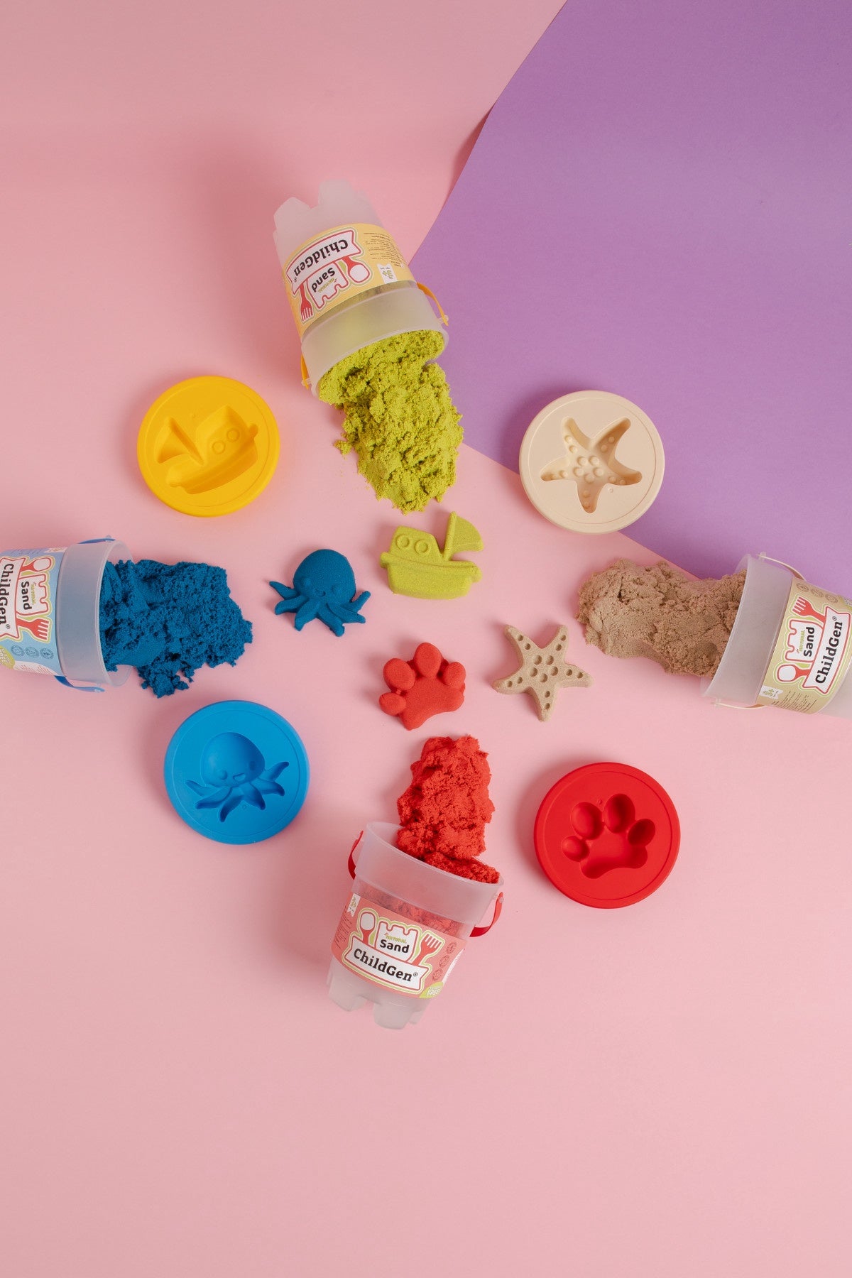 ChildGen| Magical sand 500gr | Oranje