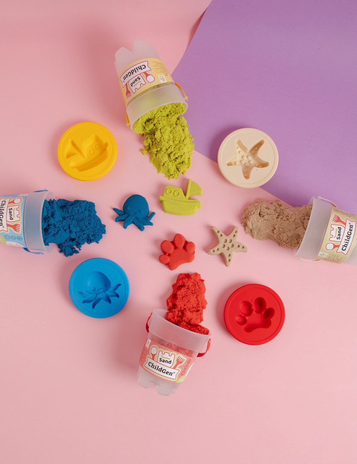 ChildGen| Magical sand 500gr | Rood