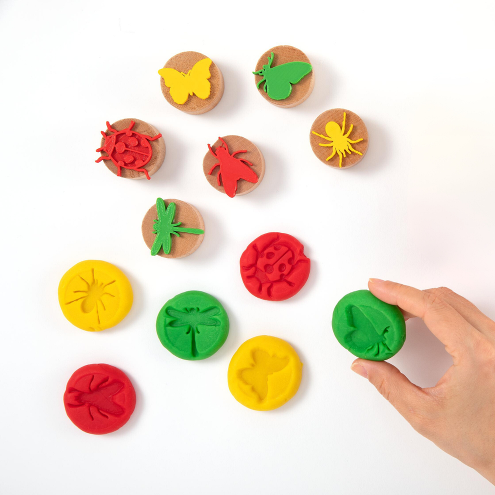 ChildGen | Wooden stamp | Insect set