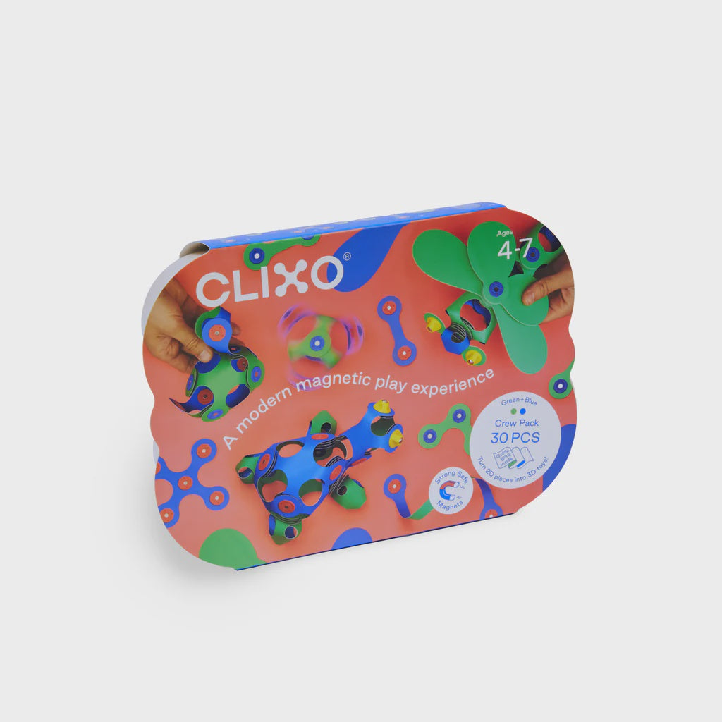 Clixo | Crew pack blue/green - 30 stuks