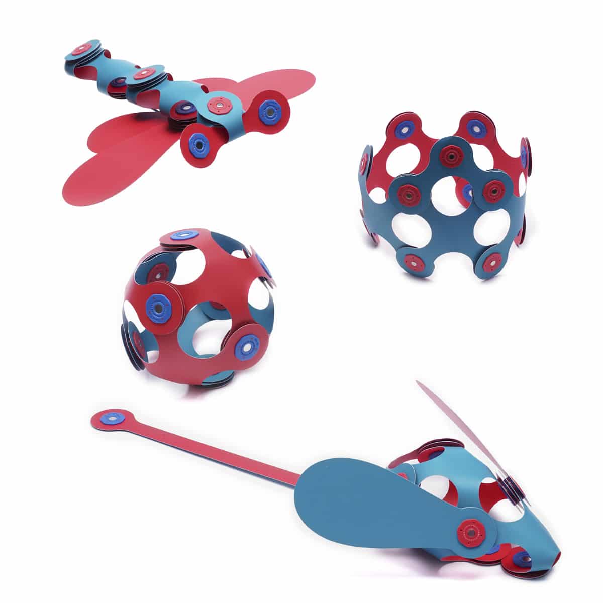 Clixo | Itsy pack flamingo/turquoise - 18 stuks