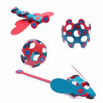 Clixo | Itsy pack flamingo/turquoise - 18 stuks