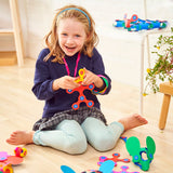 Clixo | Itsy pack flamingo/turquoise - 18 stuks