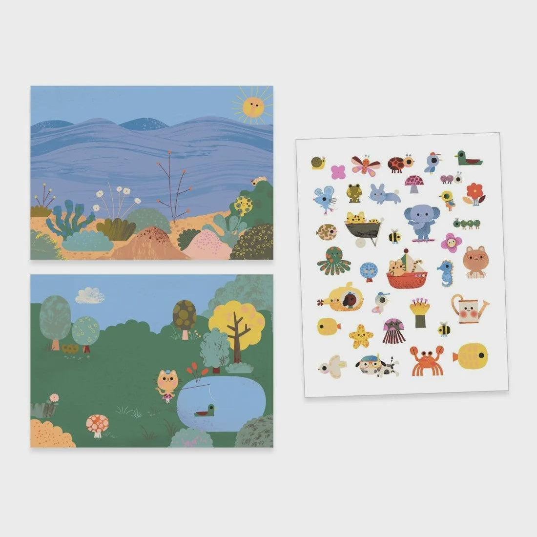 Djeco | Creeeren met stickers | Summertime