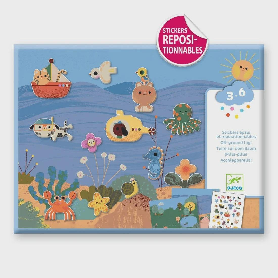 Djeco | Creeeren met stickers | Summertime