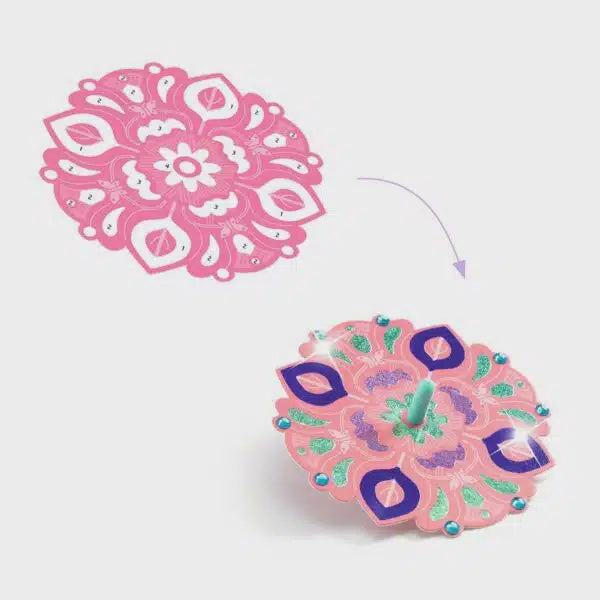 Djeco | DIY Spinning toys - Flower power