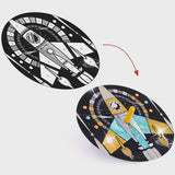 Djeco | DIY Spinning toys - hypno cosmos