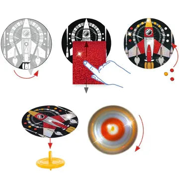 Djeco | DIY Spinning toys - hypno cosmos