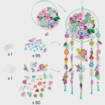 Djeco | DIY Suncatcher - Paradise bird