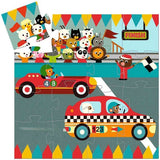 Djeco | Puzzel De race auto - 16 stuks