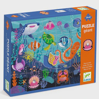 Djeco | Puzzel gigant - Onder de zee - 24+8 stuks