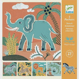Djeco | Sjablonen Wilde dieren
