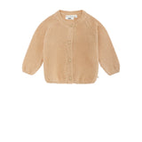 Petit Maison|Kiki knitted button up cardigan | Honey Peach