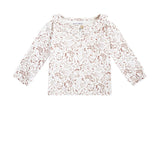Petit maison | Kaya Longsleeve ruffle | Flower