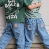 Ella & Rapha | Blue denim pants MOON kids