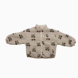 Ella and Rapha | little teddy Cherry Jacket vanilla | Off White