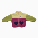 Ella and Rapha | little teddy Funky Hearts jacket | Multicolor